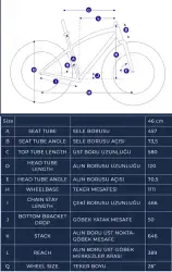 2025 BISAN SAVAGE FT1 DEORE FAT BIKE DAĞ BİSİKLETİ - 3