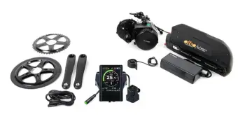 ALBA 750W MID DRIVE 448V10.4--BBS02 MID MOTOR,48V2A SULUK TİPİ ELEKTRİK DÖNÜŞÜM KİTİ - 1