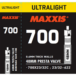 MAXXIS ULTRALIGHT TUBE 700x23/32C 48mm PRESTA İÇ LASTİK - MAXXIS