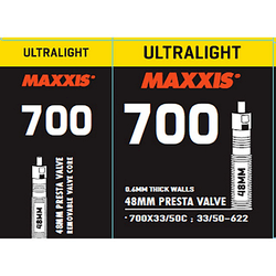 MAXXIS ULTRALIGHT TUBE 700x33/50 48mm PRESTA İÇ LASTİK - MAXXIS