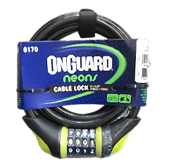 ONGUARD 8170 10X180 NEON COMBO ŞİFRELİ KİLİT - ONGUARD