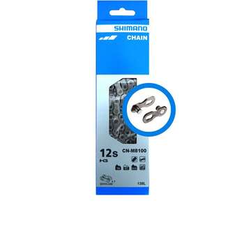 SHIMANO XT CN-M8100 12 VİTES 138 BAKLA (Quick-Link Dahil) ZİNCİR - 1