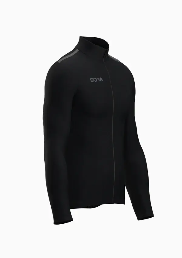 SORA SİYAH STELVIO KIŞLIK UZUN KOL FORMA - 3